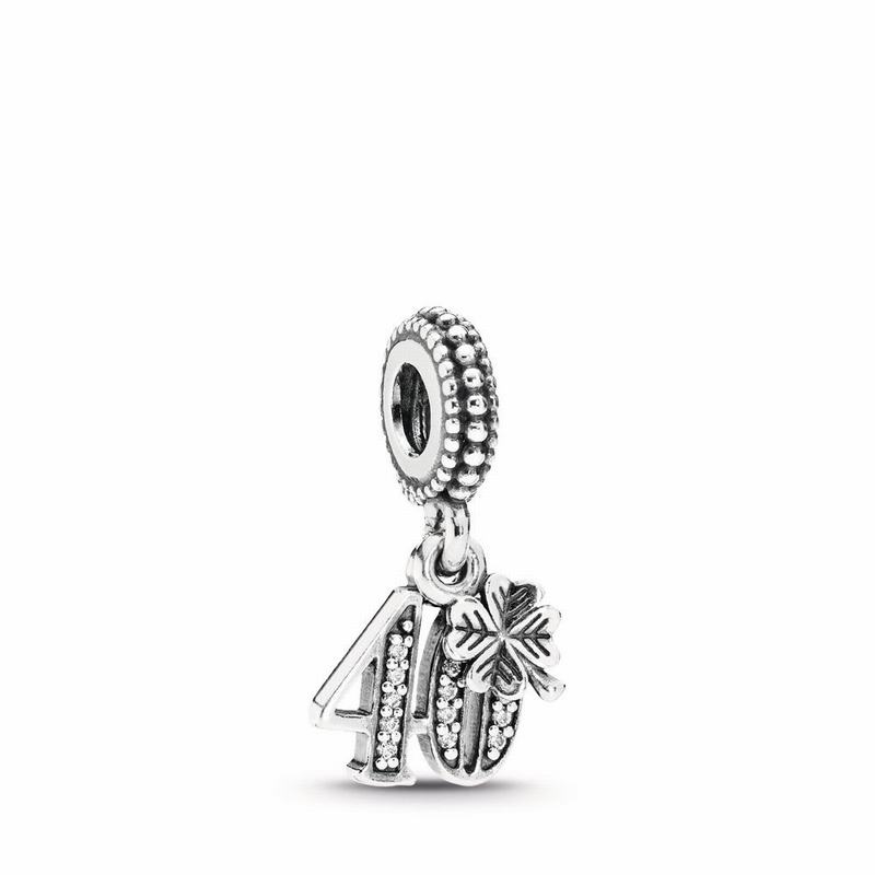 Talismane Pandora 40th Birthday Argint (mTlO6uxM)